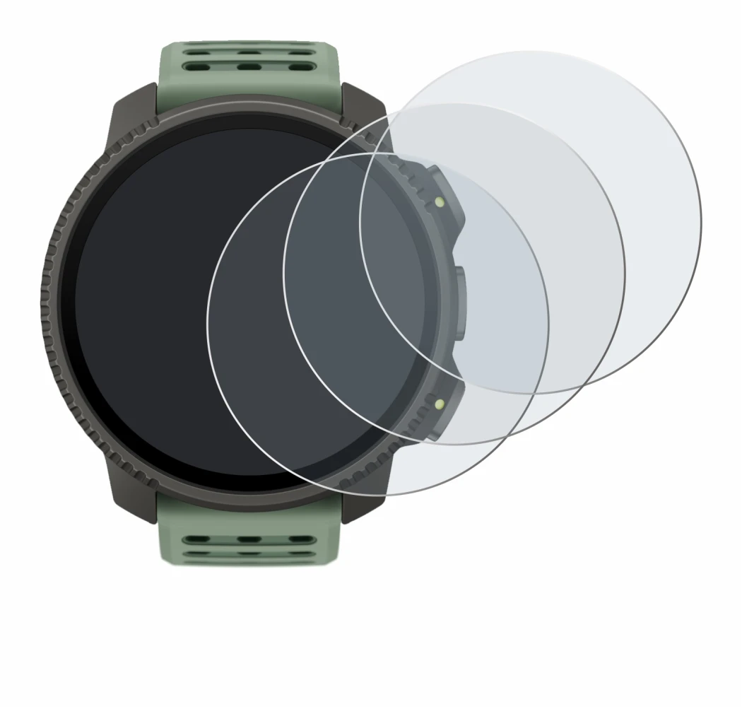 Image of the device Suunto Vertical 2 with a wide variety of screen protectors.