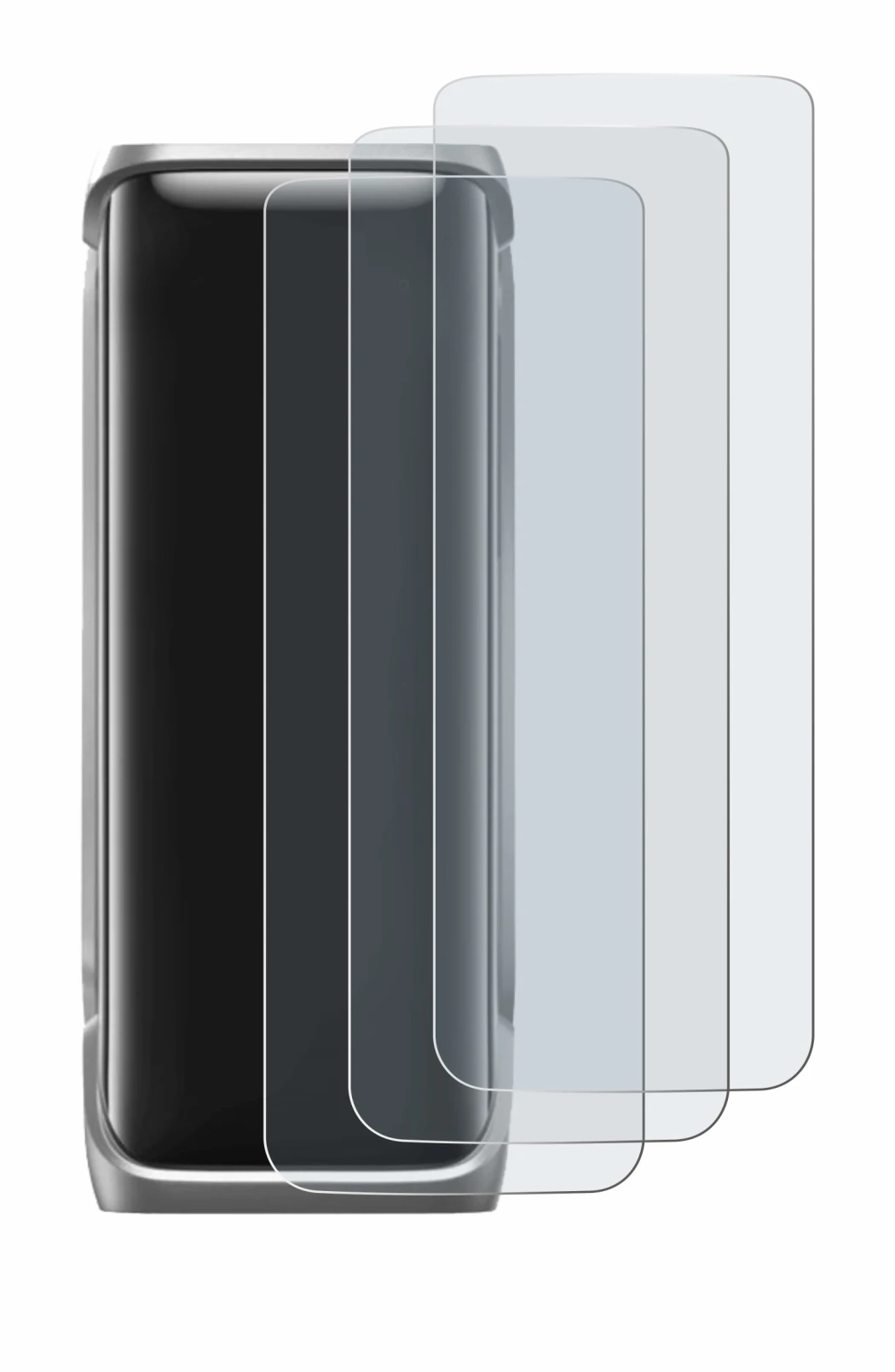 Image of the device EcoFlow Rapid Pro X with a wide variety of screen protectors.