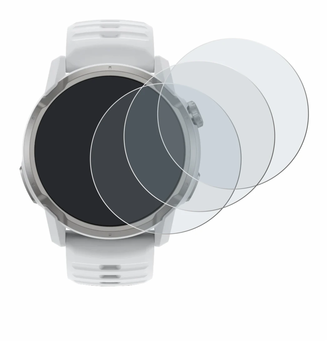 Image of the device Coros Apex 4 (46 mm) with a wide variety of screen protectors.