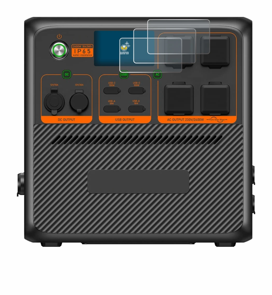 Image of the device Bluetti AC240P with a wide variety of screen protectors.