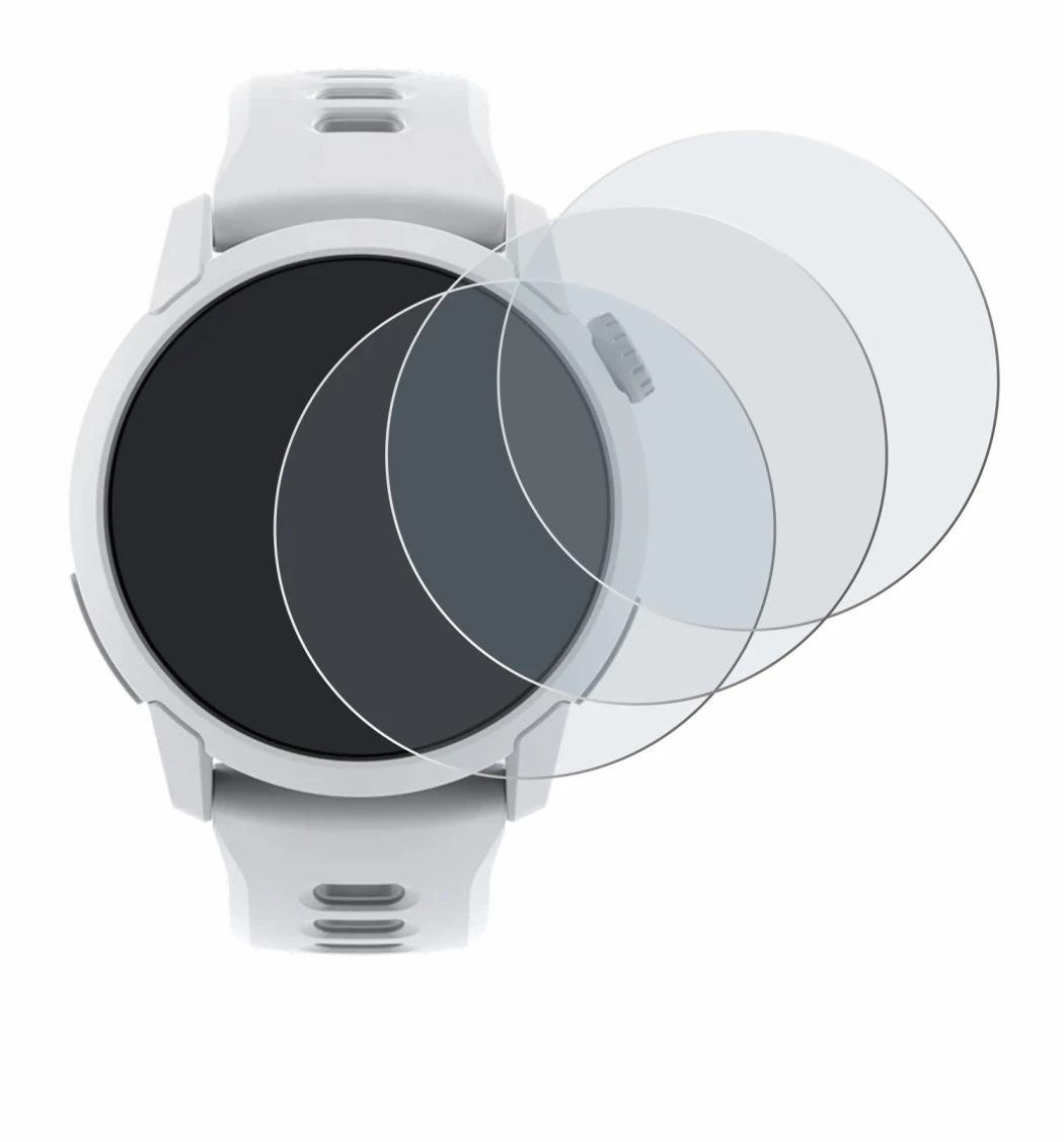 Image of the device Coros Pace 4 with a wide variety of screen protectors.