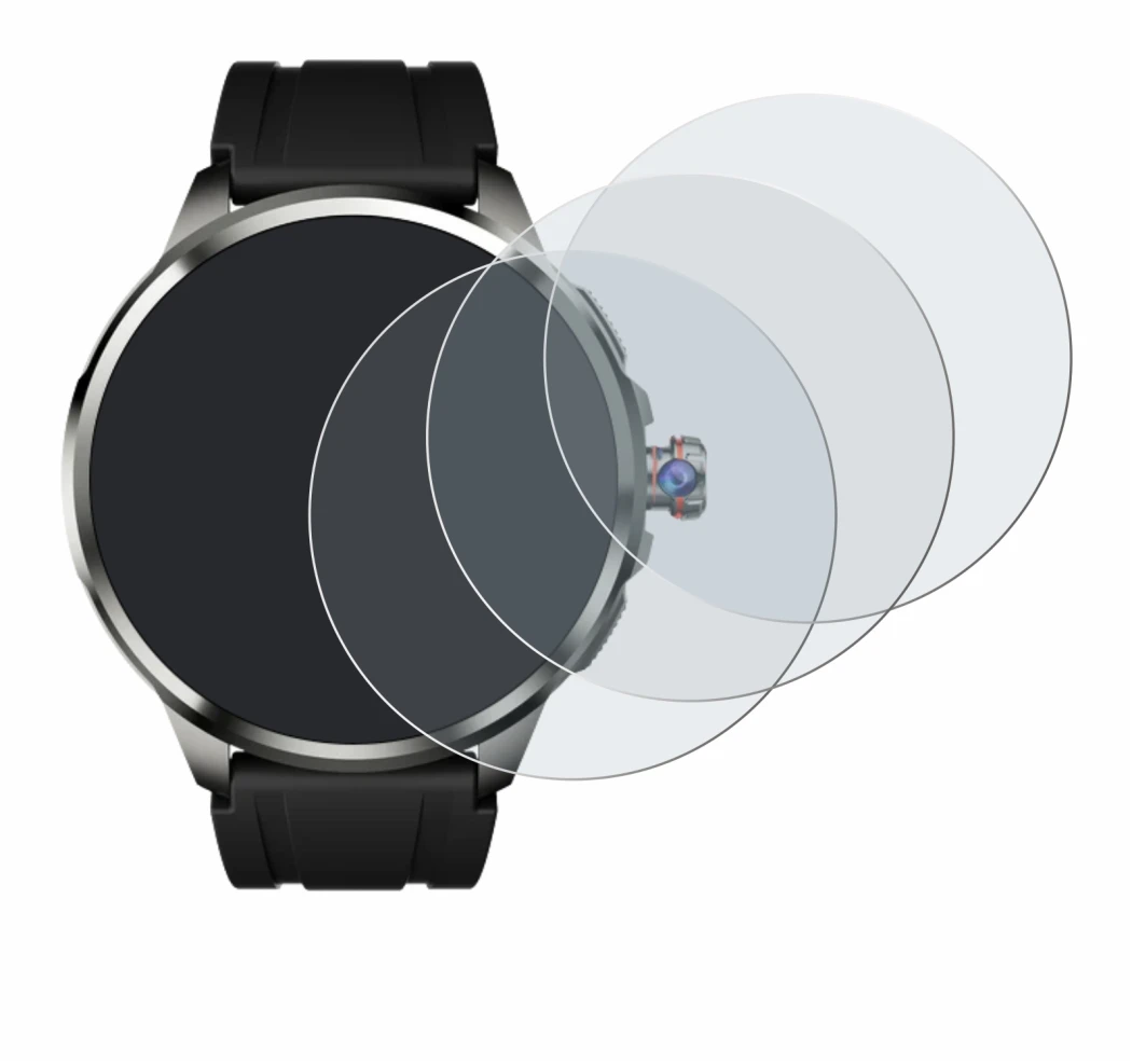 Image of the device Rogbid Model R2 Ultra with a wide variety of screen protectors.