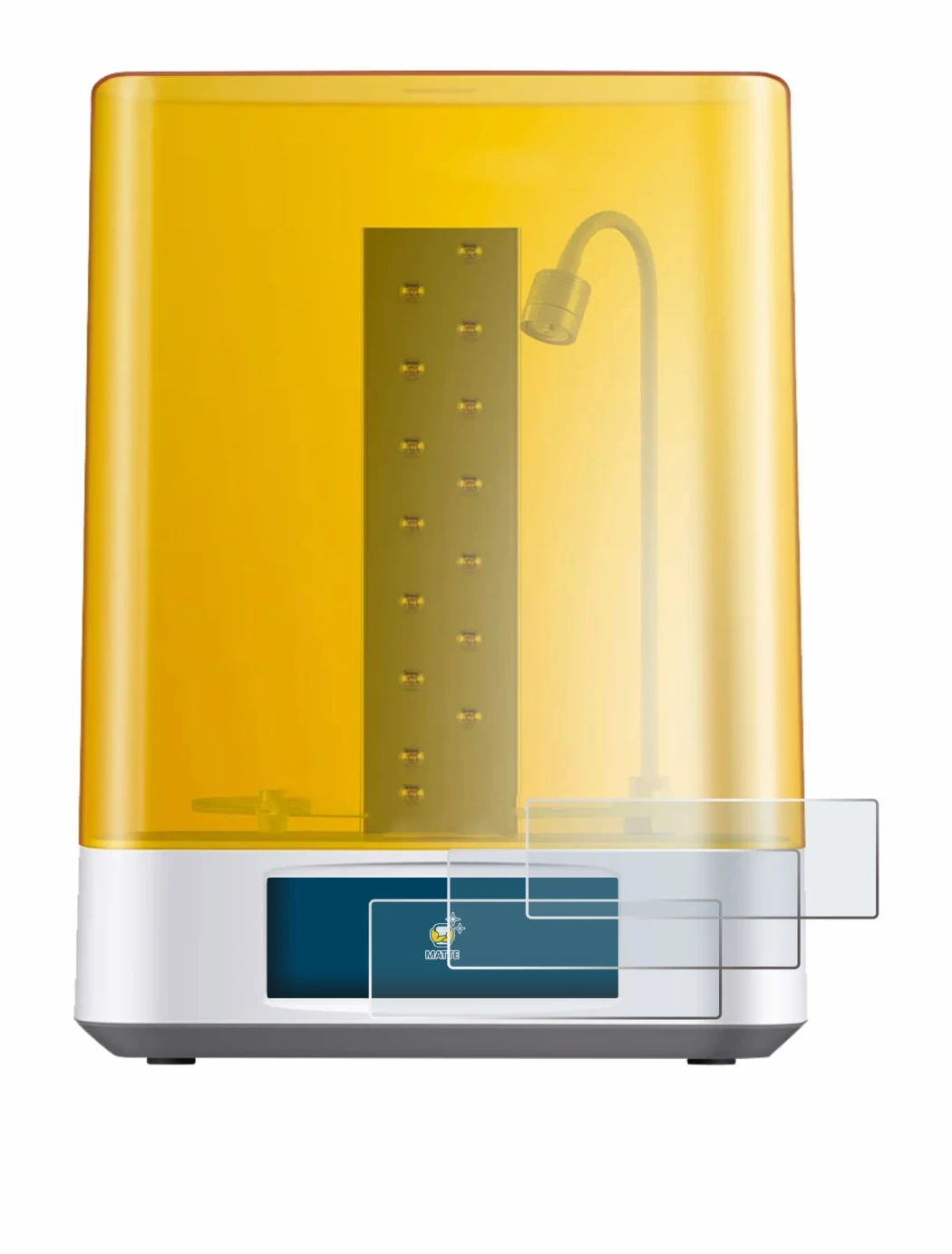 Image of the device Anycubic Wash & Cure 3 Plus with a wide variety of screen protectors.