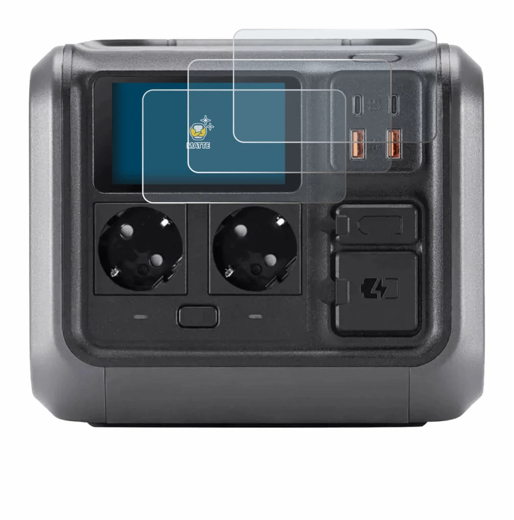 Image of the device DJI Power 500 with a wide variety of screen protectors.