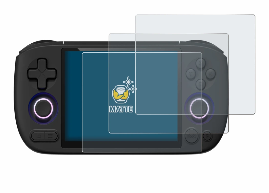 Image of the device Ayaneo Pocket Air Mini with a wide variety of screen protectors.