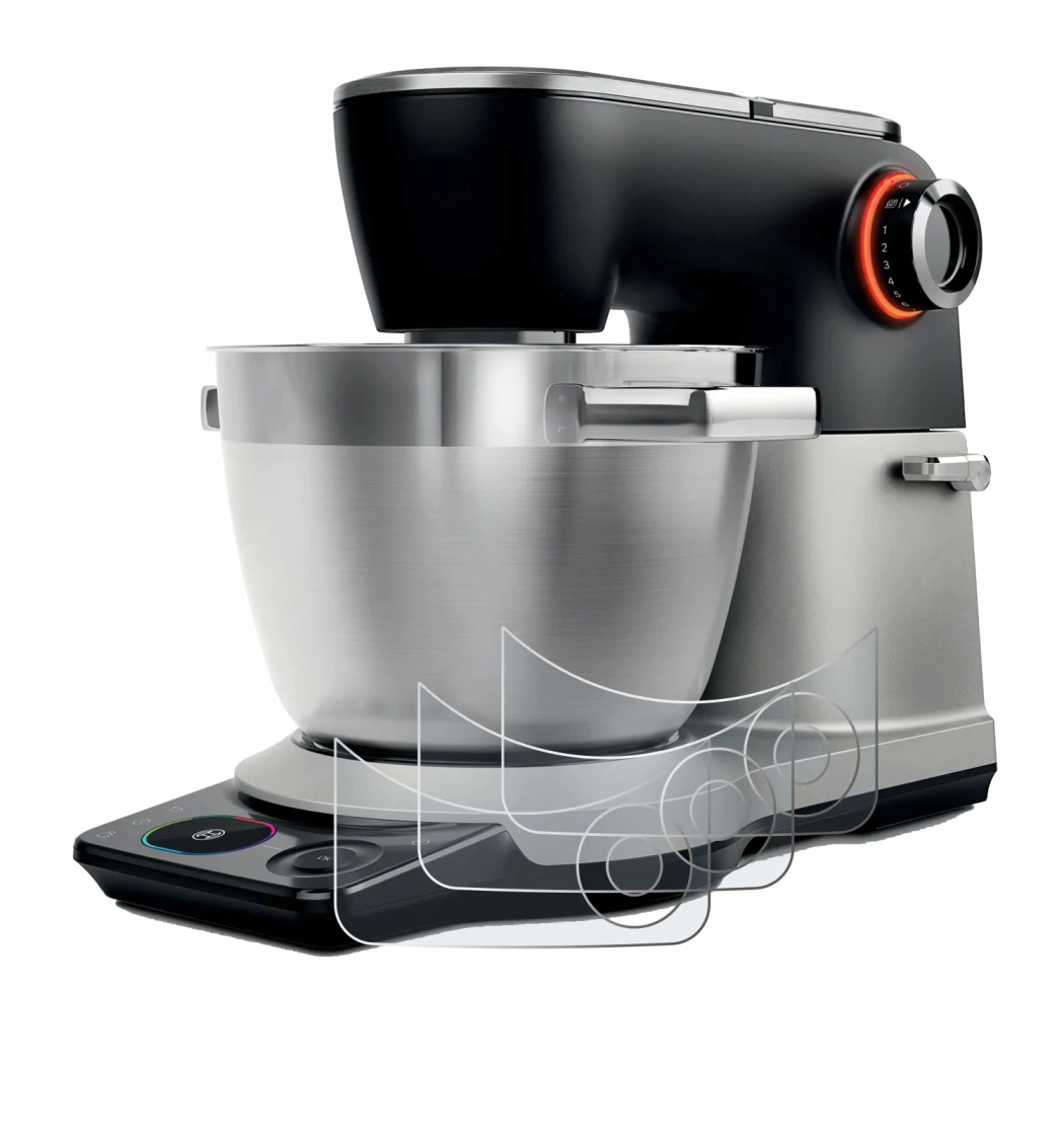 Image of the device Bosch MUMS8Z with a wide variety of screen protectors.