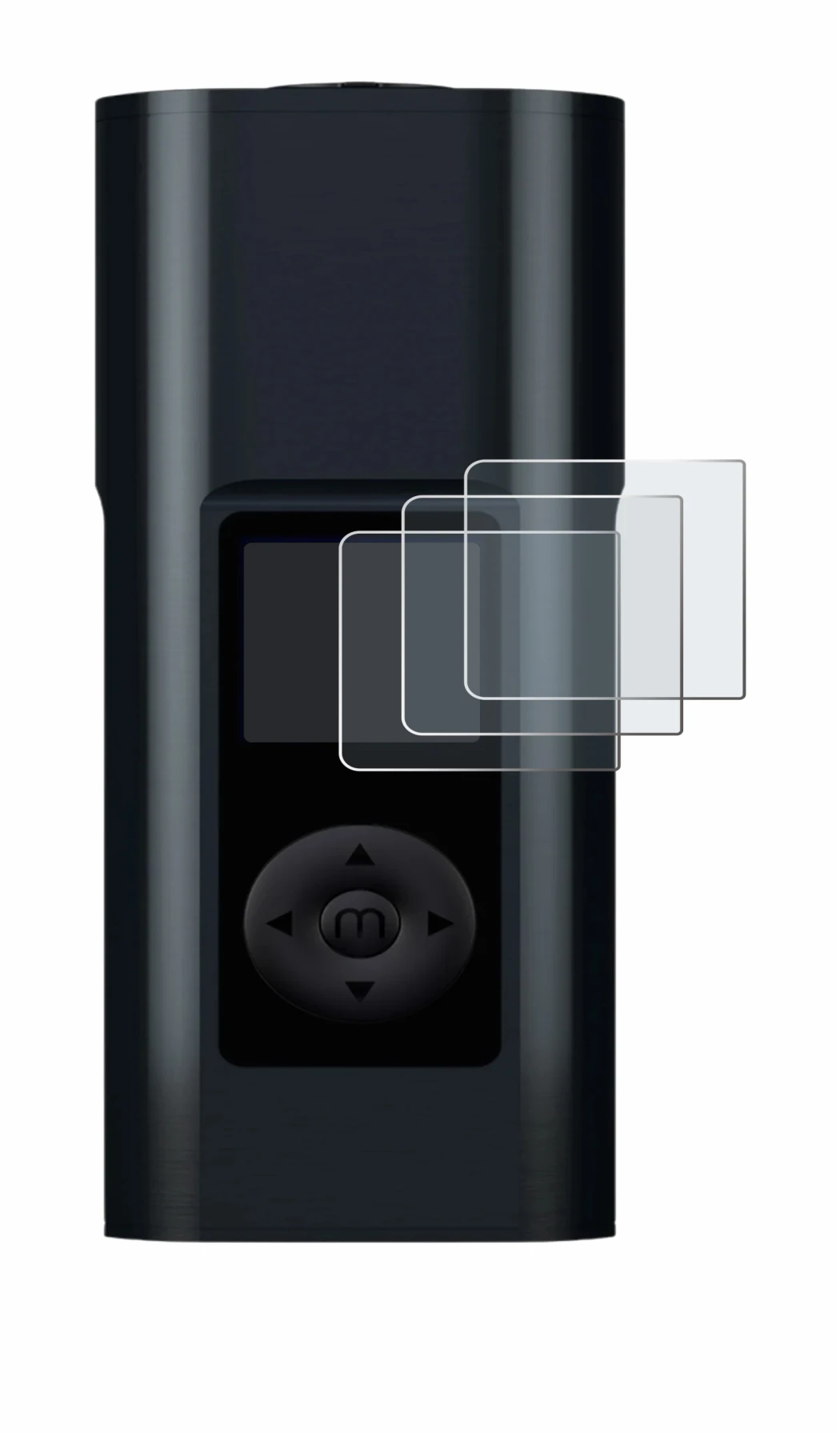 Image of the device Arizer Solo 3 V2 with a wide variety of screen protectors.