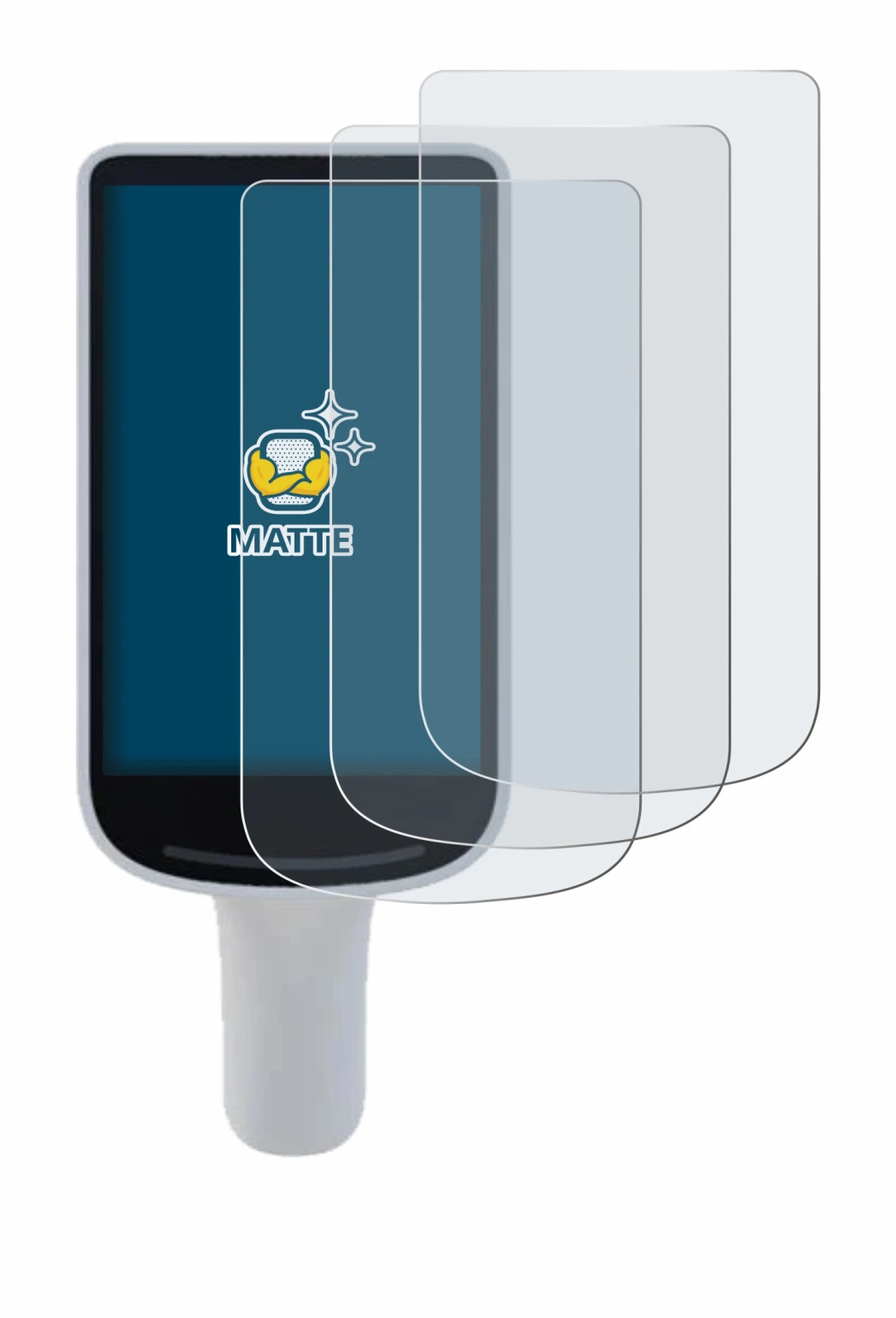 Image of the device Datalogic Joya Smart & Smart+ with a wide variety of screen protectors.