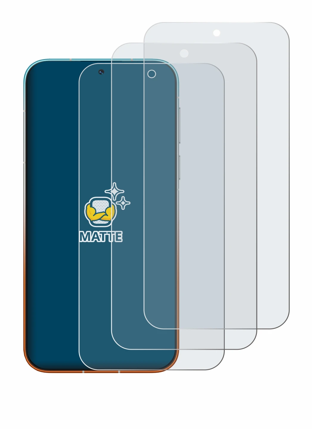 Image of the device Huawei Pura 90 Pro Max with a wide variety of screen protectors.