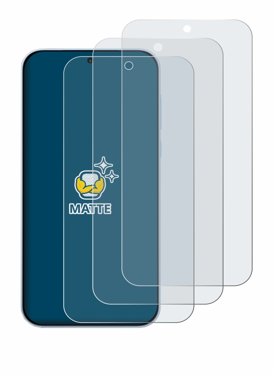 Image of the device OnePlus Nord CE 6 with a wide variety of screen protectors.