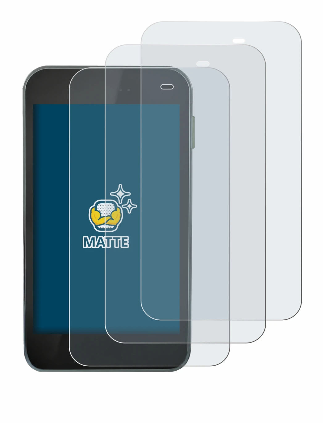 Image of the device Equil Patch 200U with a wide variety of screen protectors.