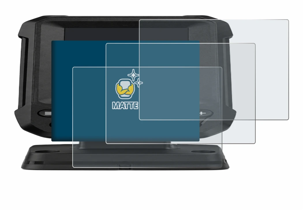 Image of the device Lowrance Eagle 4 with a wide variety of screen protectors.