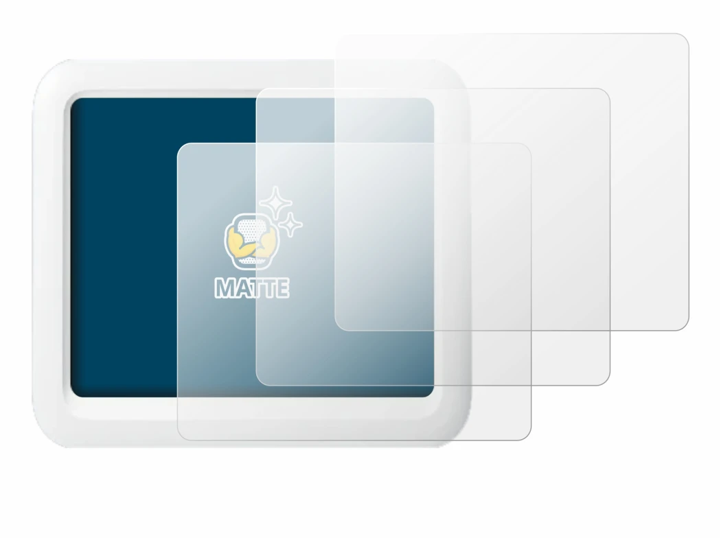 Image of the device SwitchBot Meter Pro with a wide variety of screen protectors.