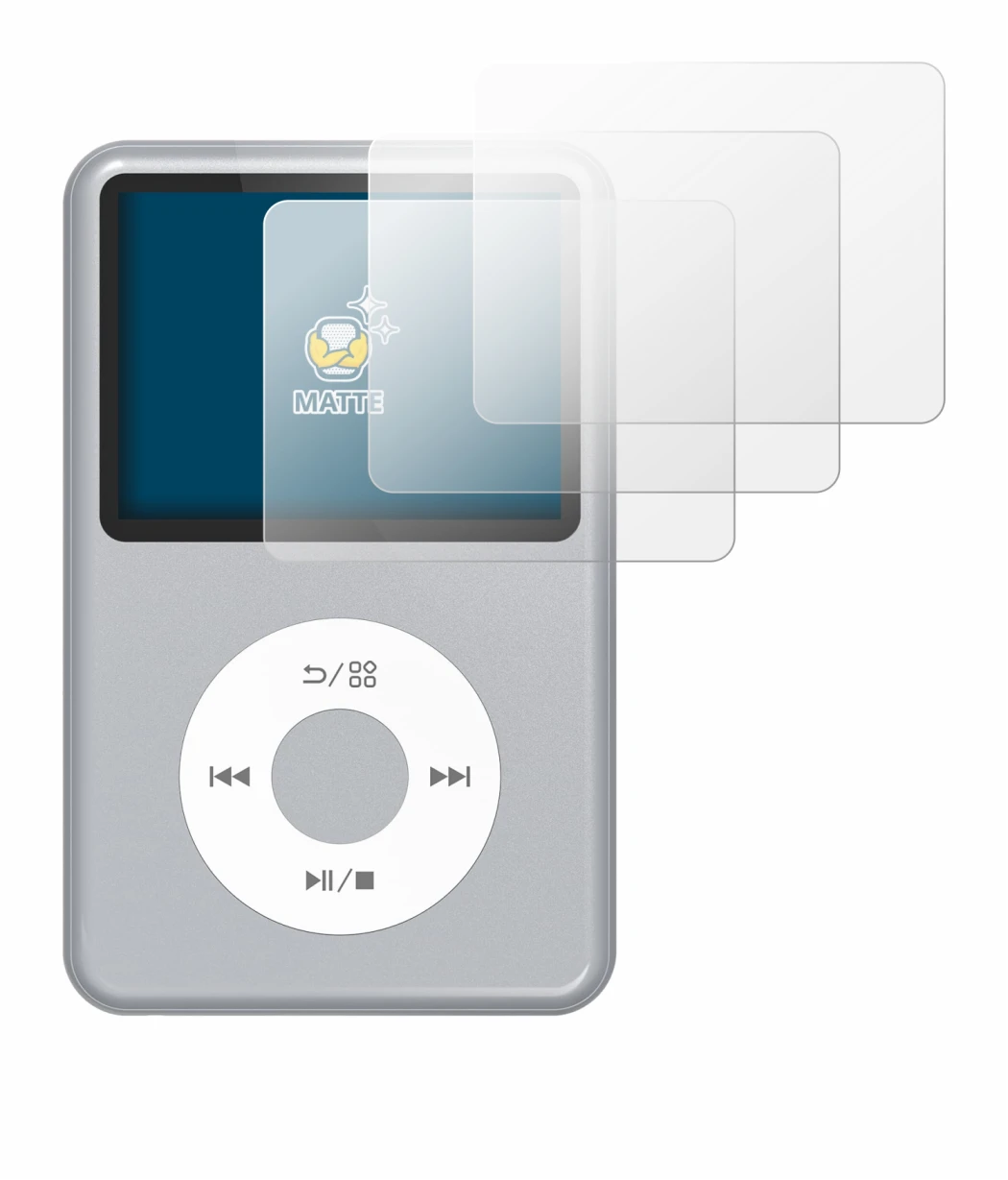 Image of the device innioasis Y1 with a wide variety of screen protectors.