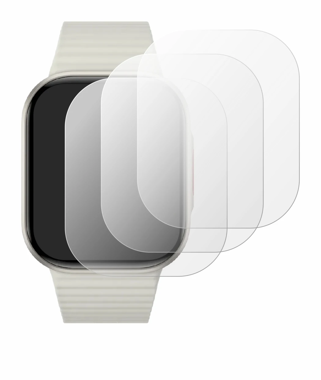Image of the device Xiaomi Redmi Watch 6 Lite with a wide variety of screen protectors.