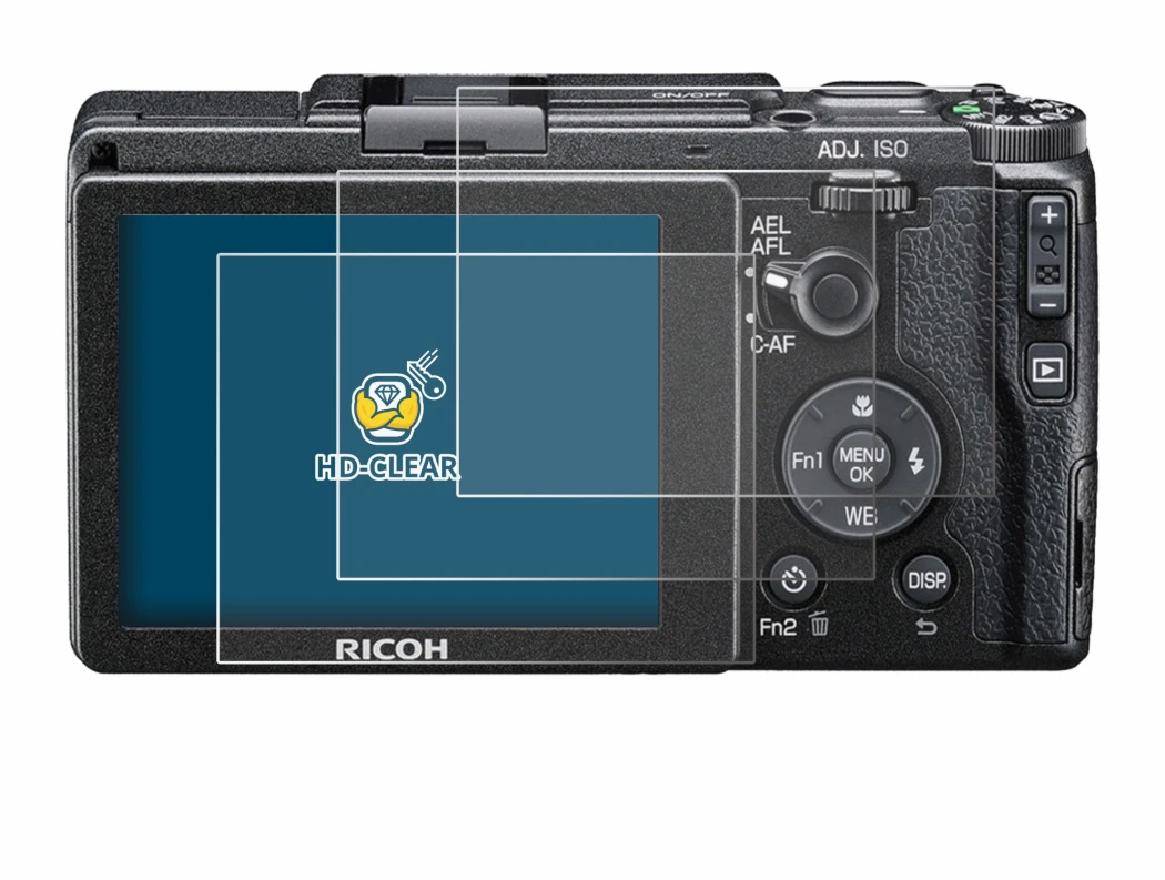 Image of the device Ricoh GR II 2015 with a wide variety of screen protectors.