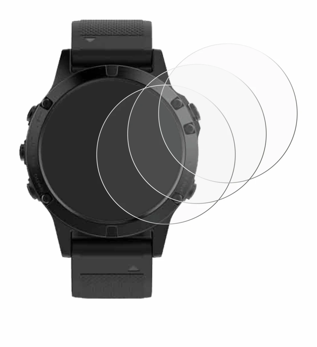 Image of the device Garmin Fenix 5 (47 mm) with a wide variety of screen protectors.