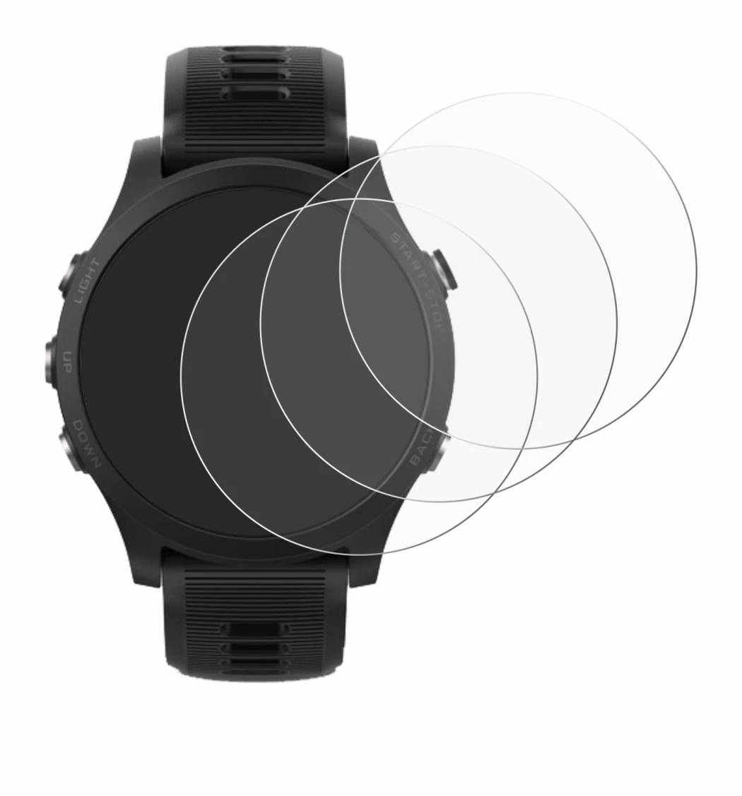 Image of the device Garmin Forerunner 935 with a wide variety of screen protectors.