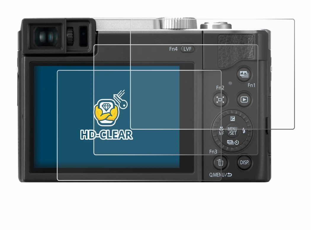 Image of the device Panasonic Lumix DC-TZ96 with a wide variety of screen protectors.