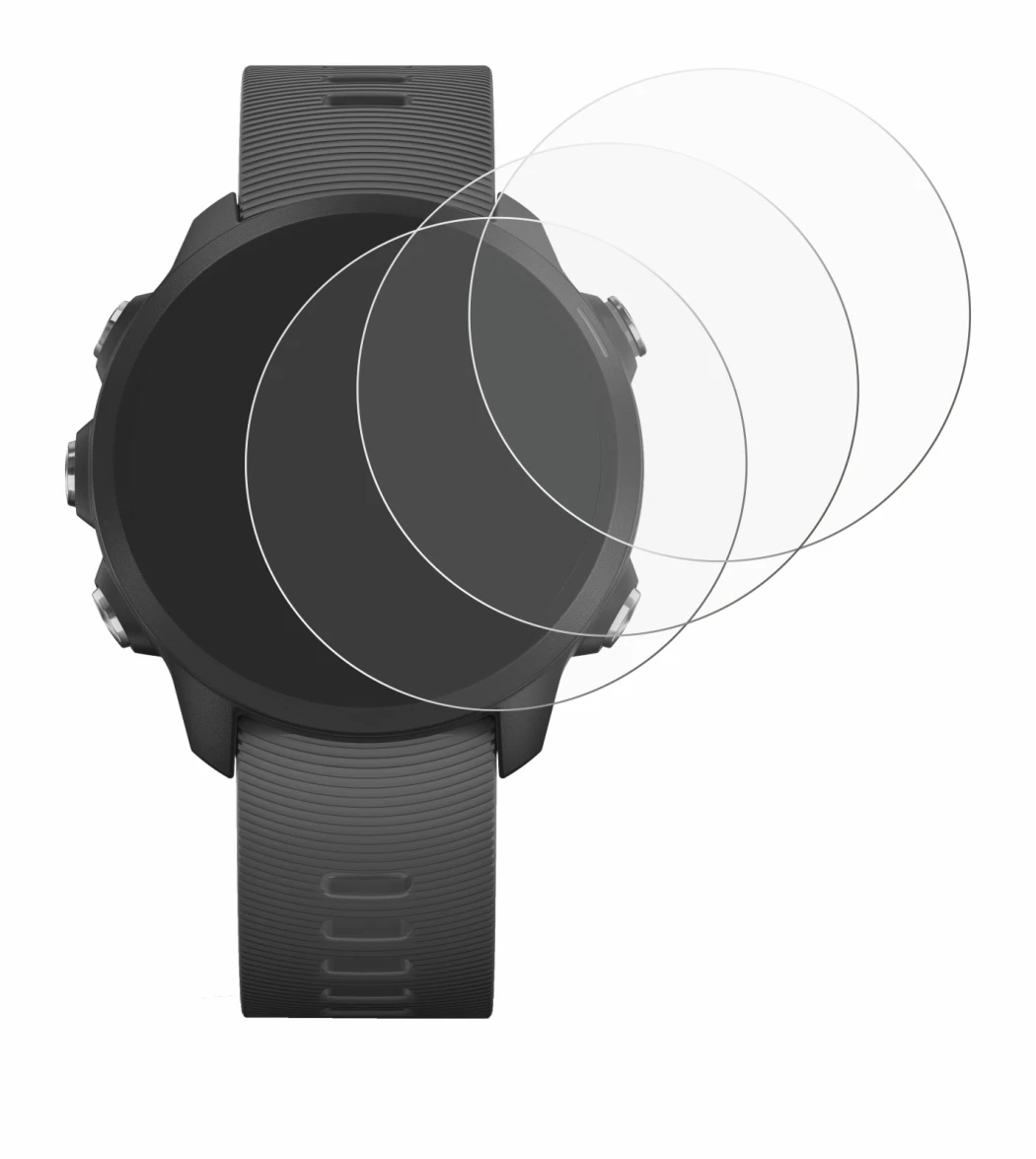 Image of the device Garmin Forerunner 245 Music with a wide variety of screen protectors.