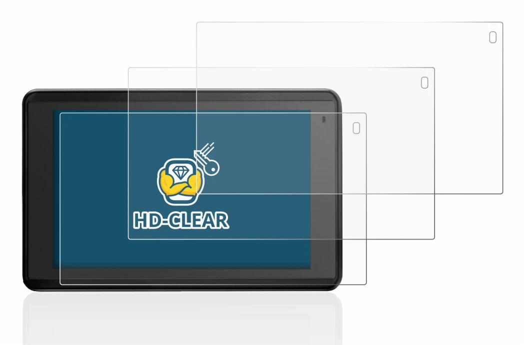Image of the device Garmin Aera 660 with a wide variety of screen protectors.