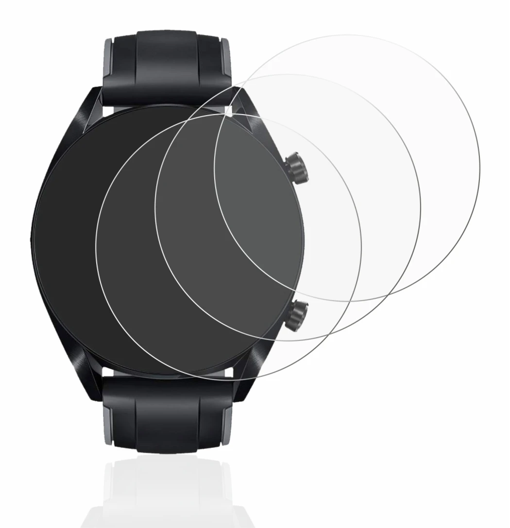 Image of the device Huawei Watch GT 2 (46 mm) with a wide variety of screen protectors.