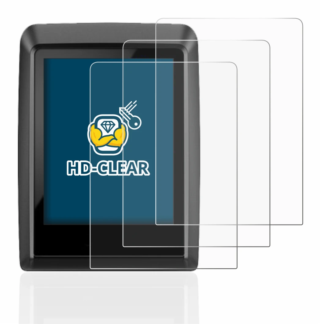 Image of the device Bosch Kiox 300 with a wide variety of screen protectors.