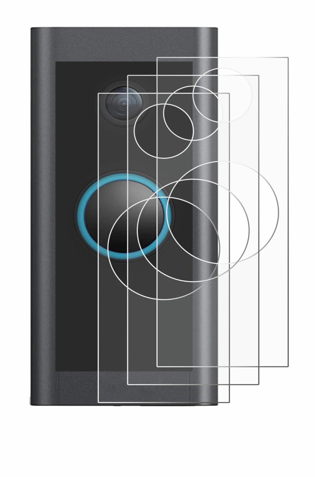 Image of the device Ring Video Doorbell Wired with a wide variety of screen protectors.