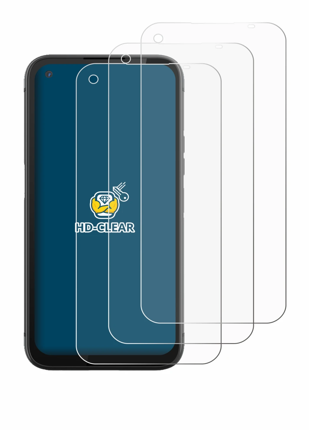 Image of the device Gigaset GX6 with a wide variety of screen protectors.