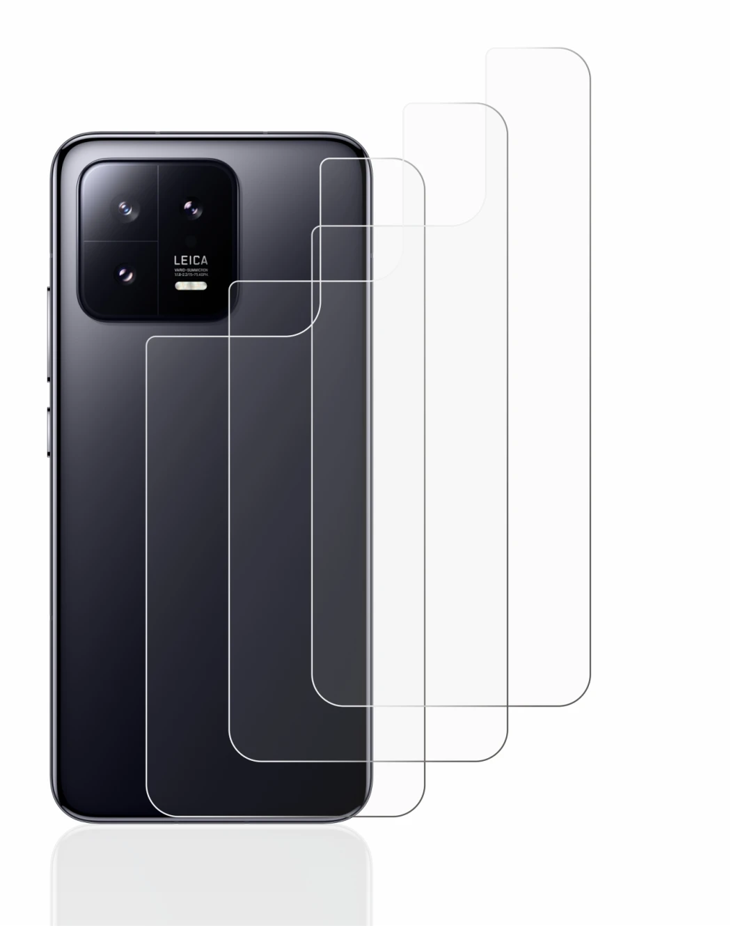 Image of the device Xiaomi 13 (Back) with a wide variety of screen protectors.