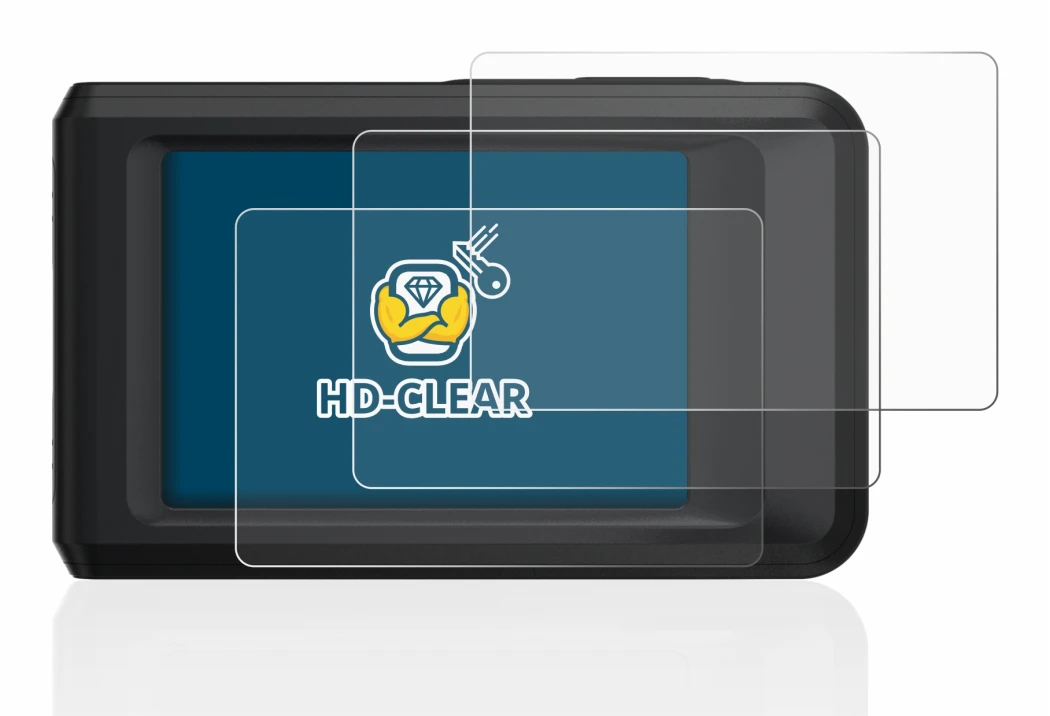 Image of the device Hikmicro Pocket 2 with a wide variety of screen protectors.