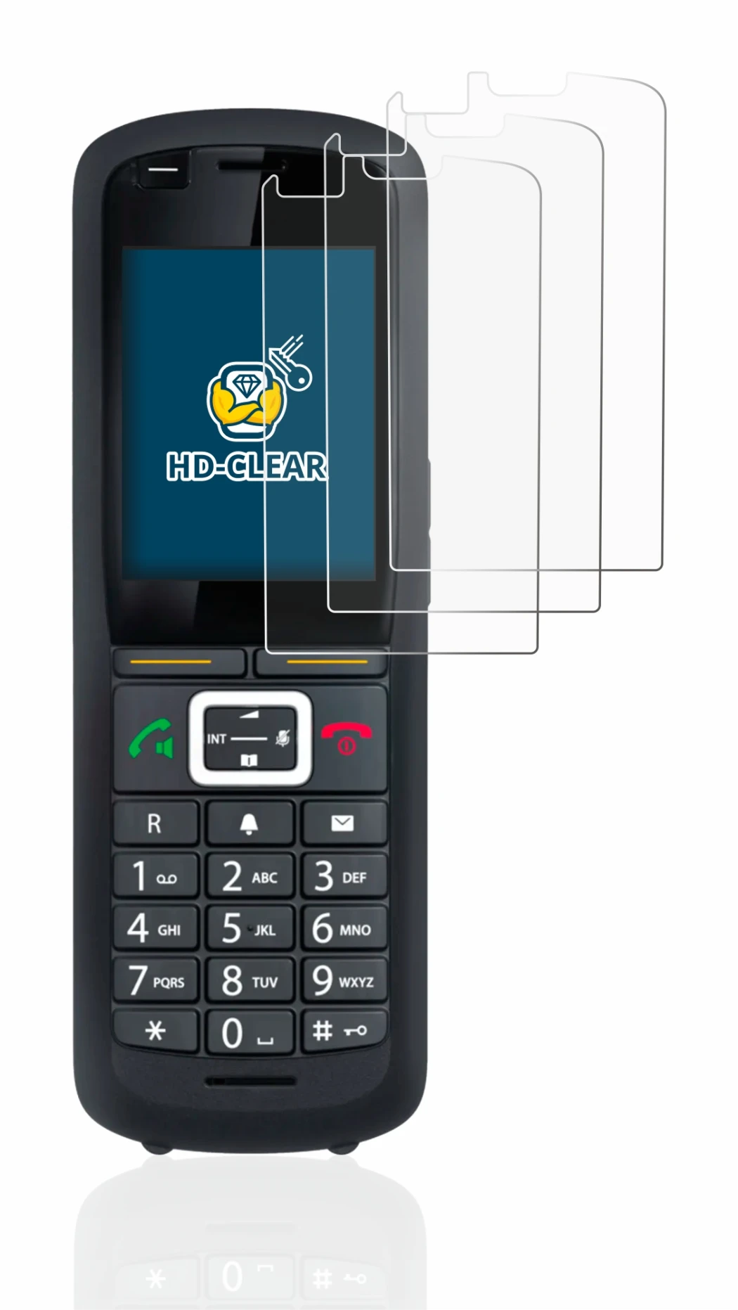 Image of the device Gigaset R700H Pro with a wide variety of screen protectors.