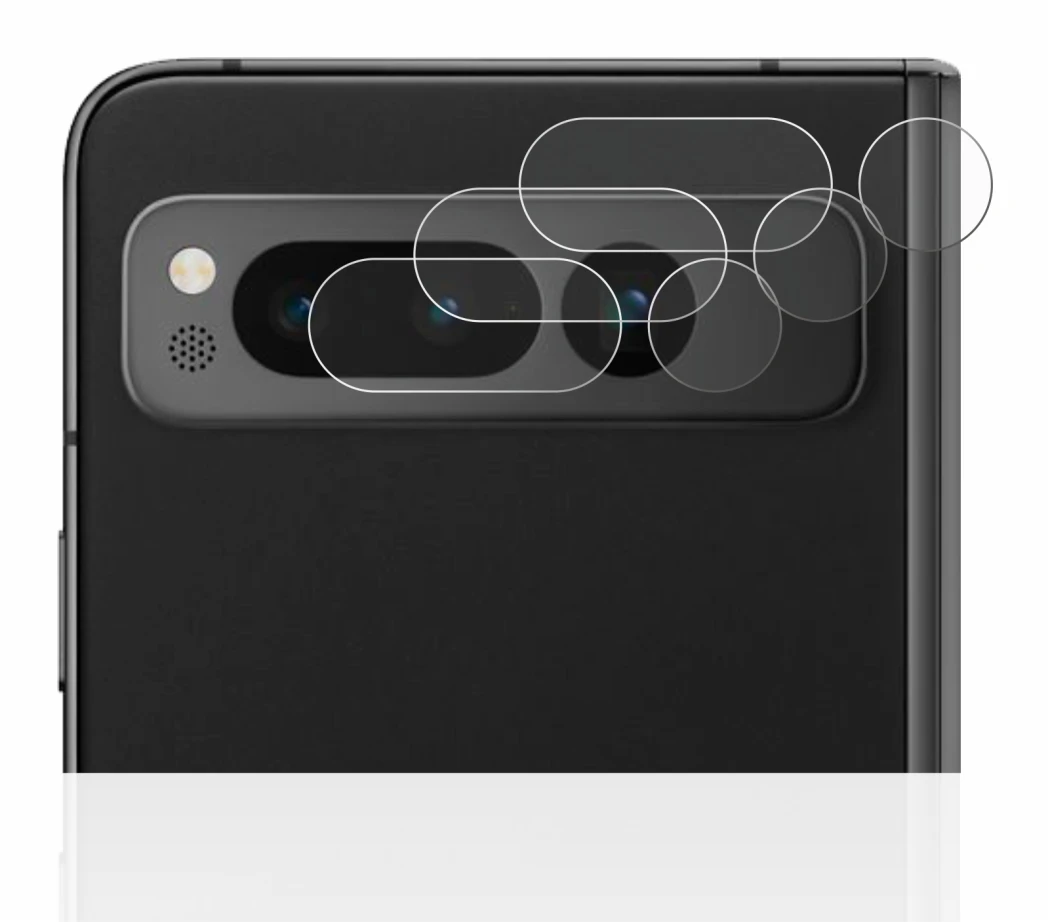 Image of the device Google Pixel Fold (ONLY Camera Lens) with a wide variety of screen protectors.