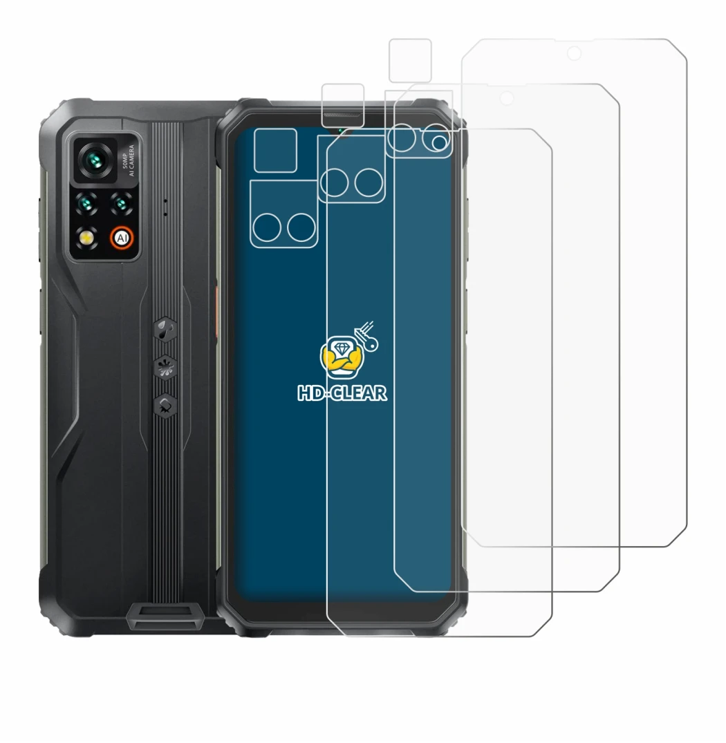 Image of the device Blackview BV9200 (Front+Camera) with a wide variety of screen protectors.