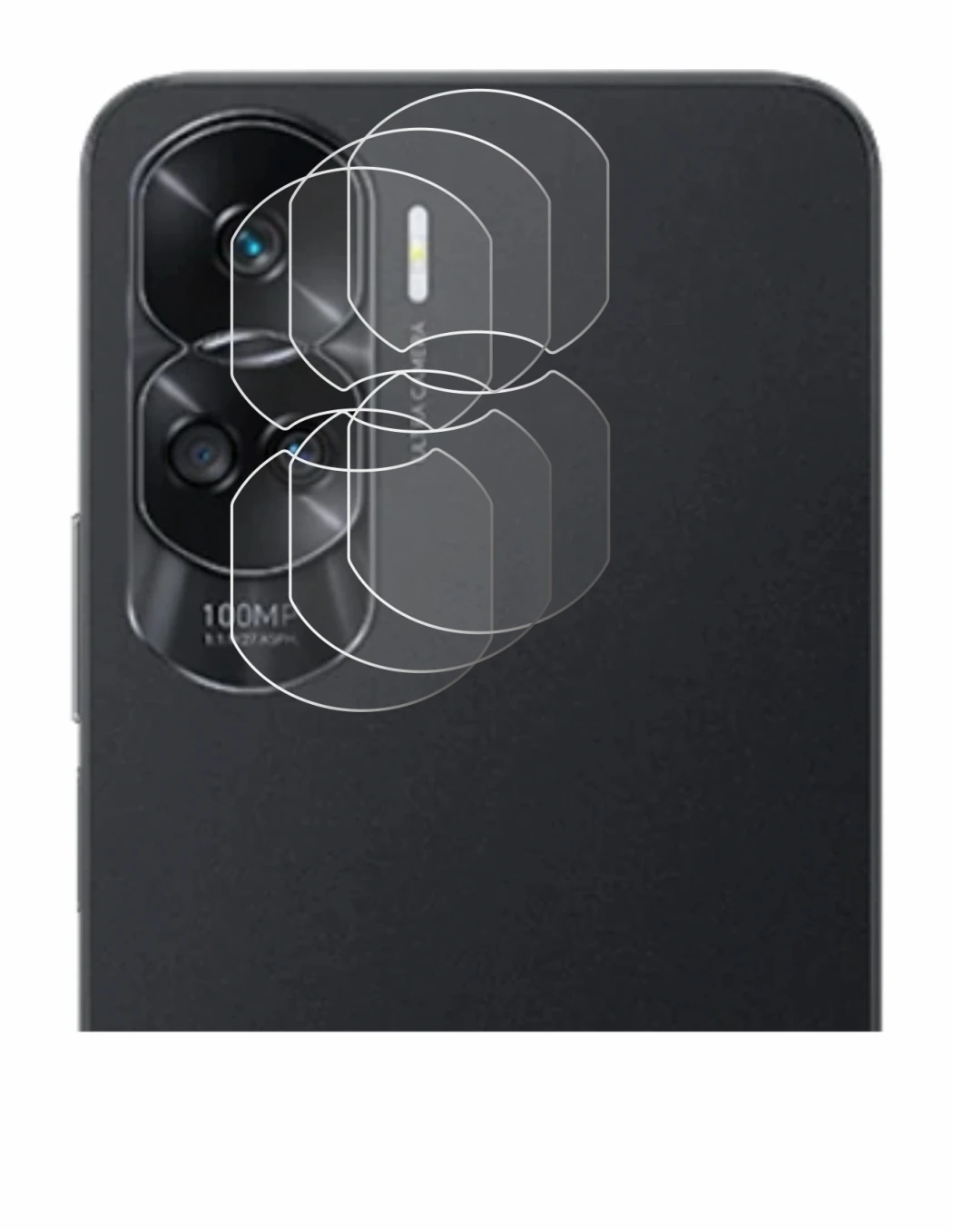 Image of the device Honor 90 Lite (ONLY Camera Lens) with a wide variety of screen protectors.