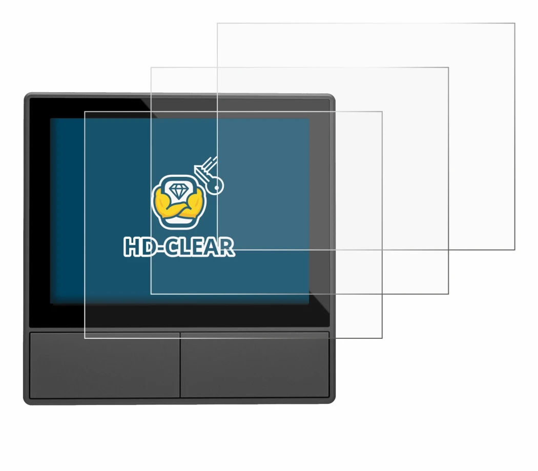 Image of the device SONOFF NSPanel Smart Scene Wall Switch EU with a wide variety of screen protectors.