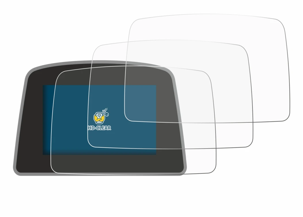 Image of the device PowaKaddy C2i with a wide variety of screen protectors.