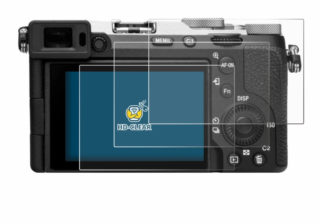 Image of the device Sony Alpha 7C II (ILCE-7CM2) with a wide variety of screen protectors.