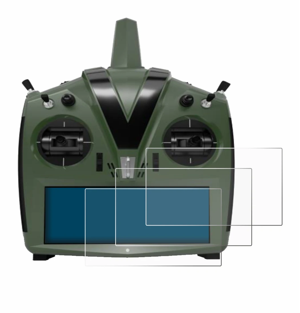 Image of the device VBar Control Evo with a wide variety of screen protectors.