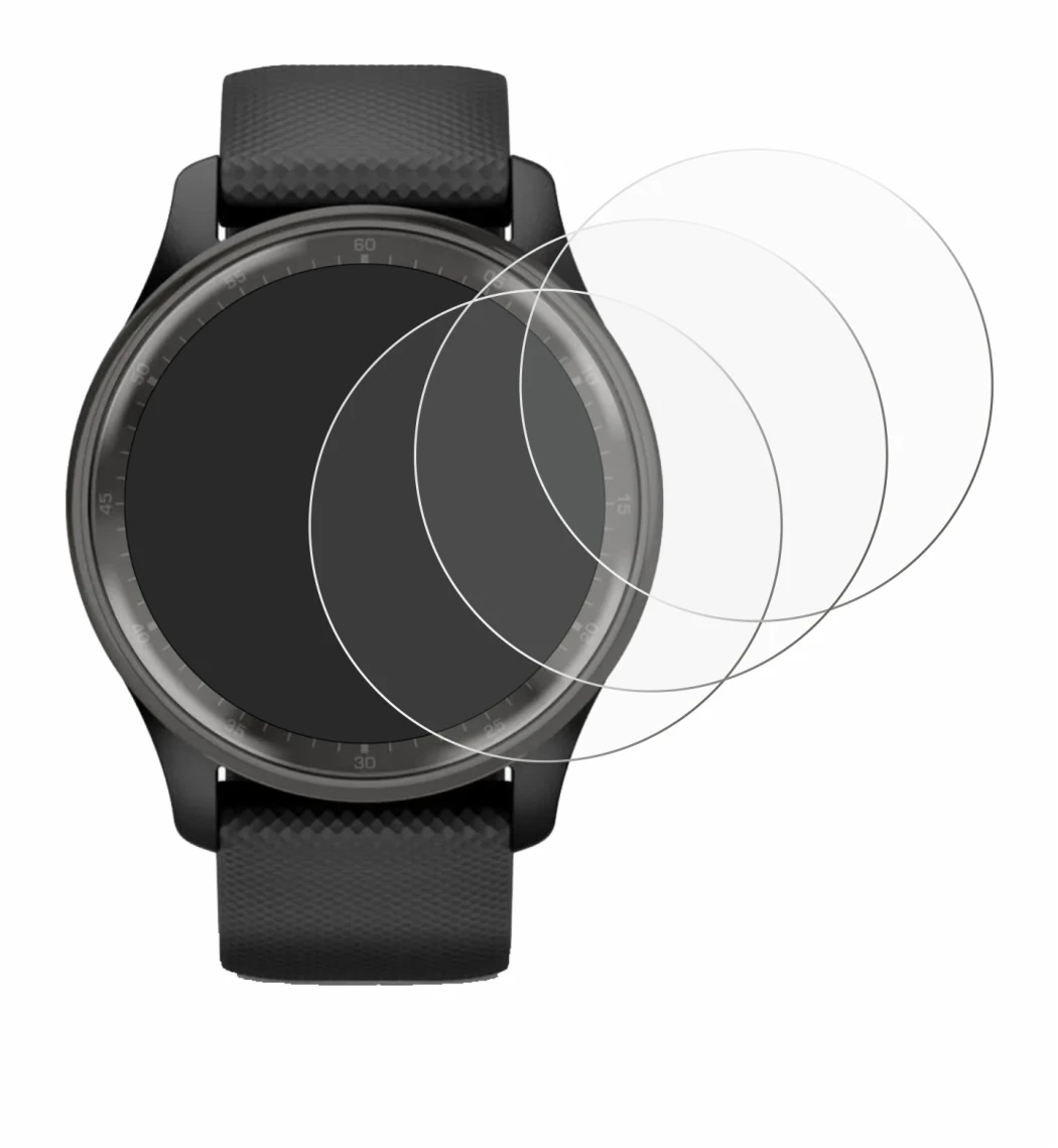 Image of the device Garmin Vivomove Trend with a wide variety of screen protectors.