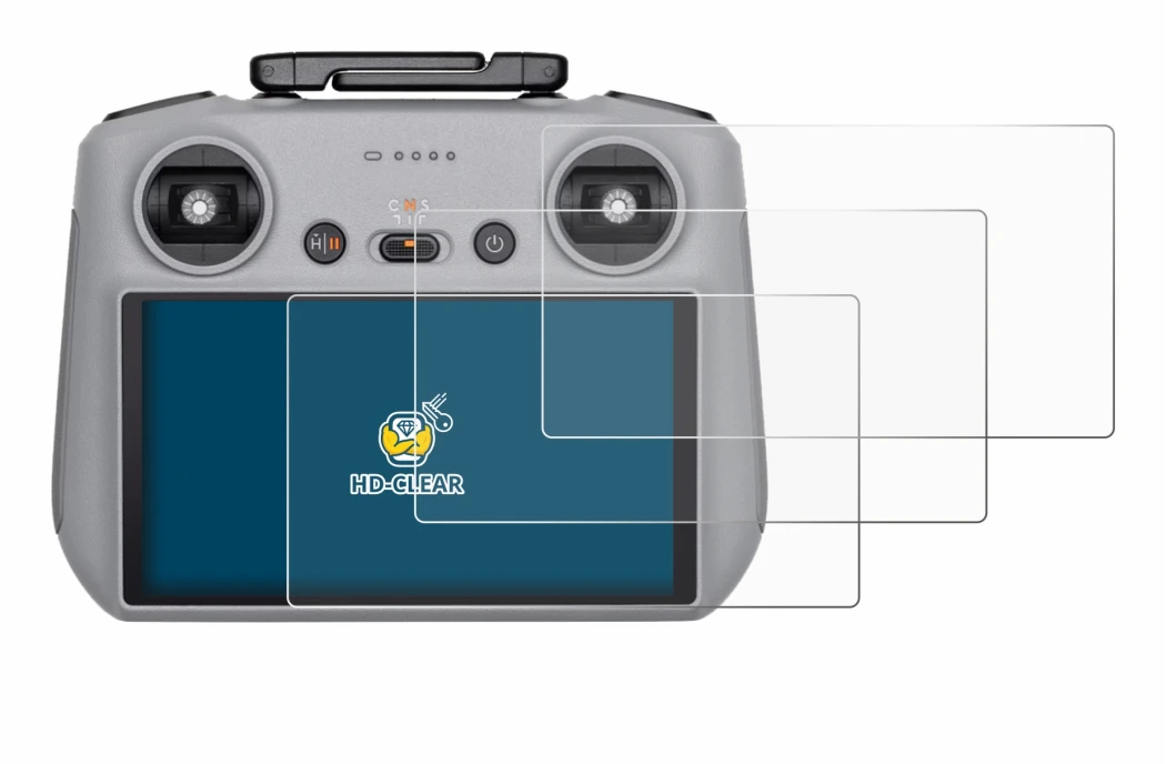 Image of the device DJI RC 2 with a wide variety of screen protectors.