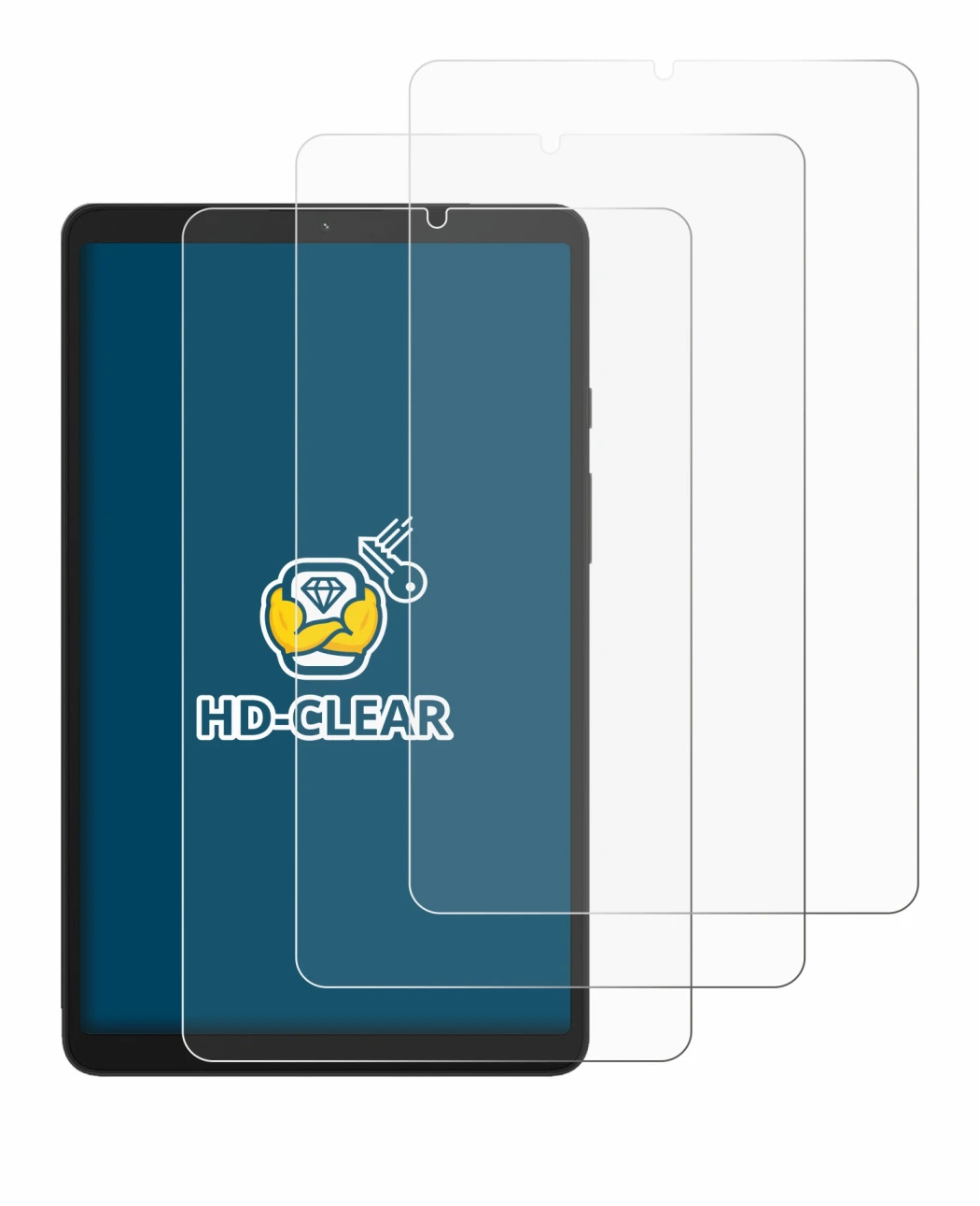 Image of the device Samsung Galaxy Tab A9 WiFi with a wide variety of screen protectors.