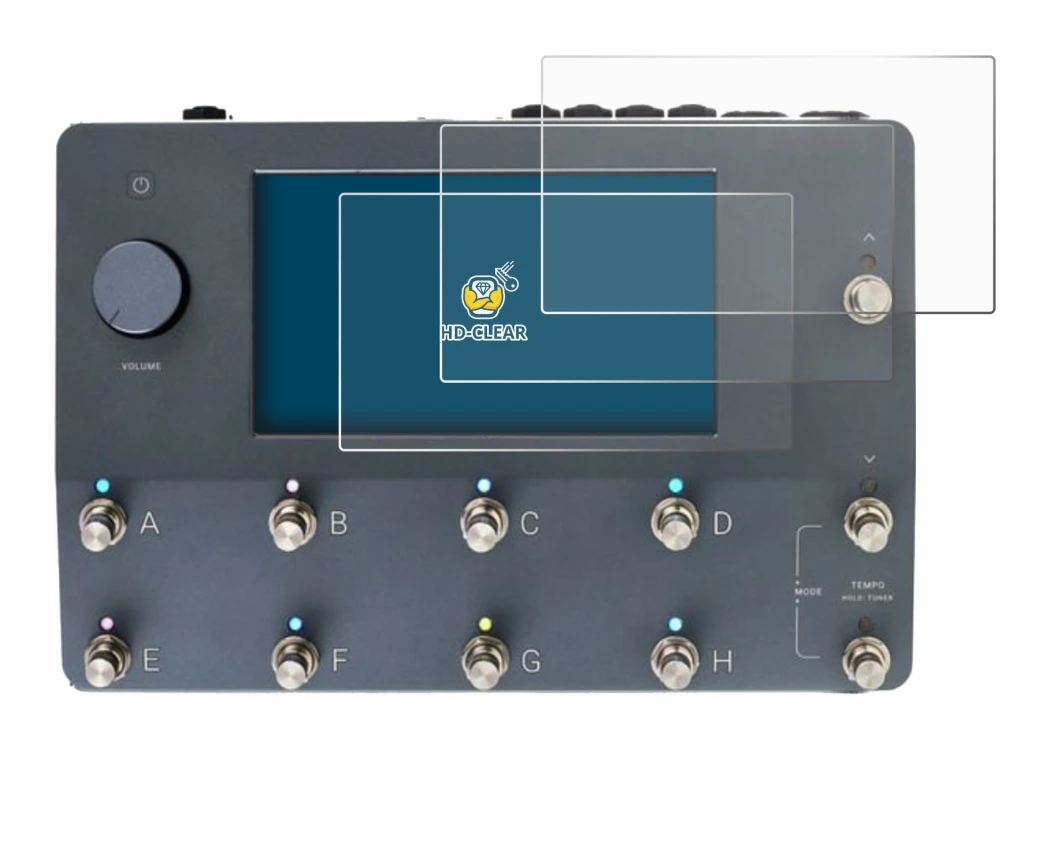 Image of the device Neural DSP Quad Cortex with a wide variety of screen protectors.