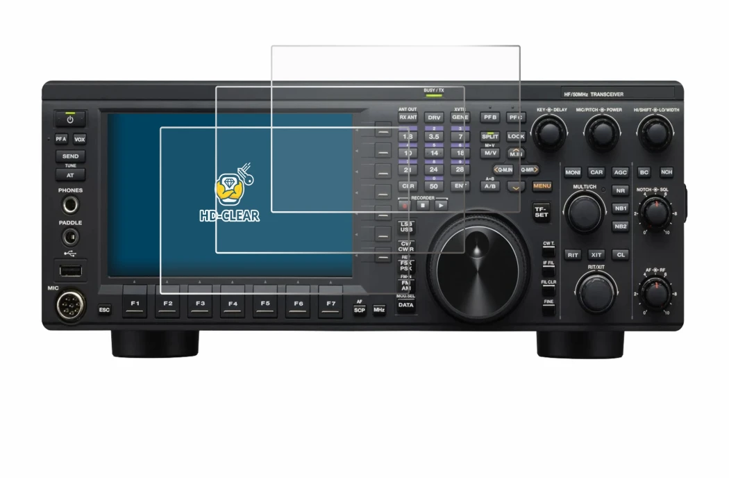 Image of the device Kenwood TS-890S with a wide variety of screen protectors.
