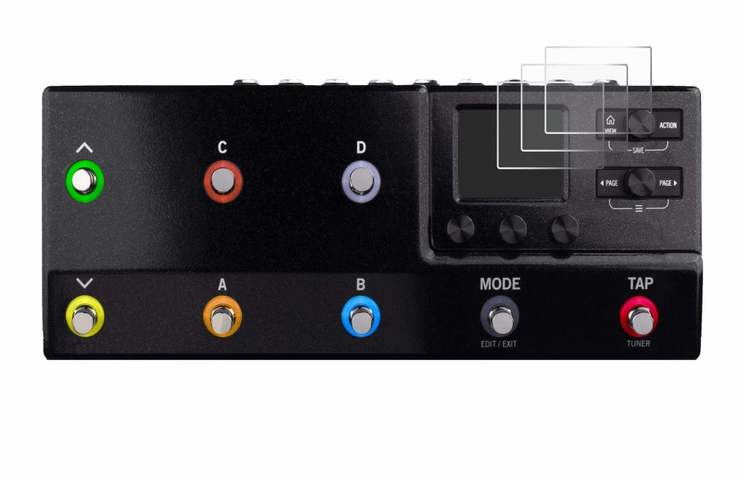Image of the device Line 6 hx stomp XL with a wide variety of screen protectors.
