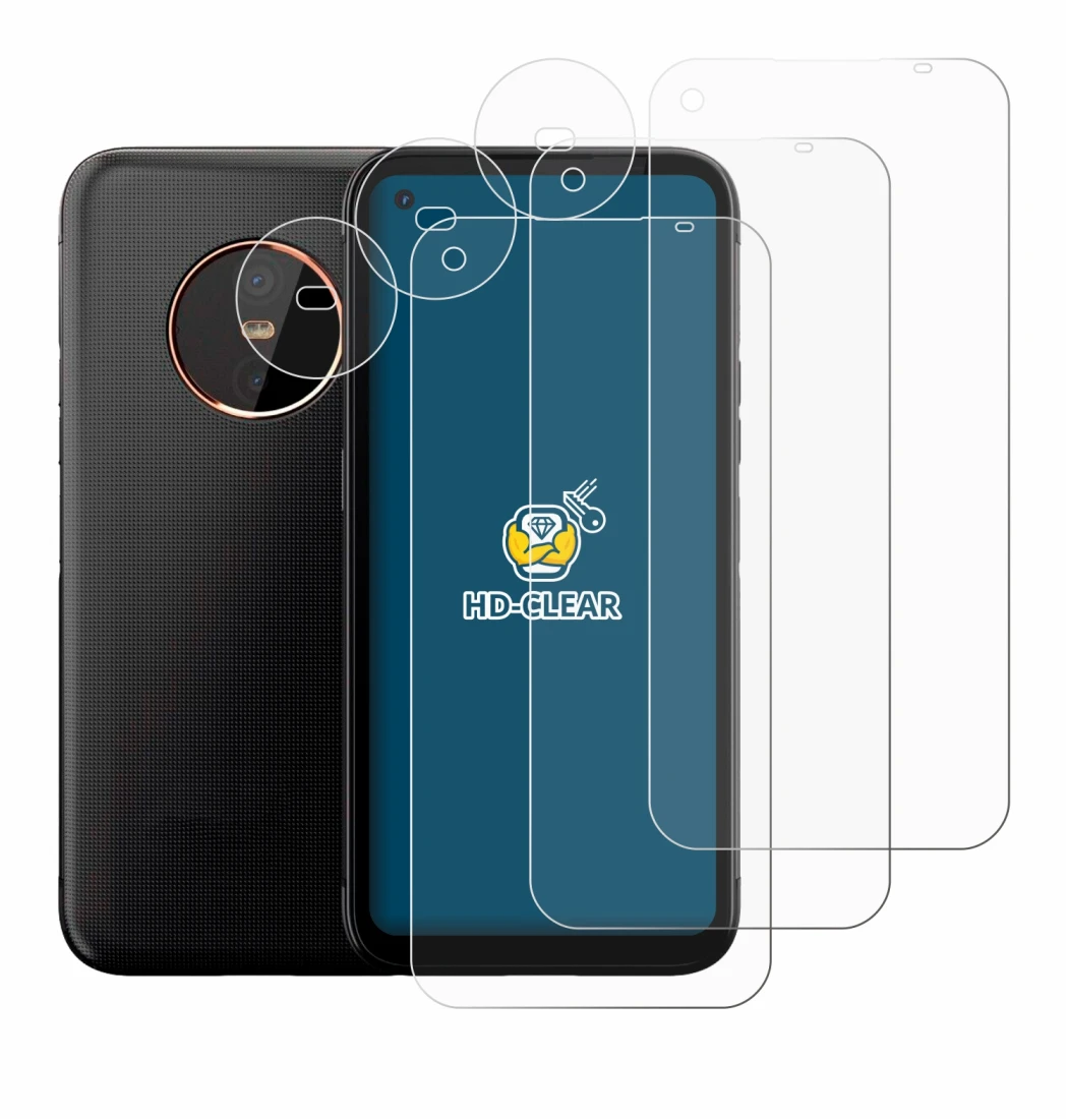 Image of the device Gigaset GX6 Pro (Front+Camera) with a wide variety of screen protectors.