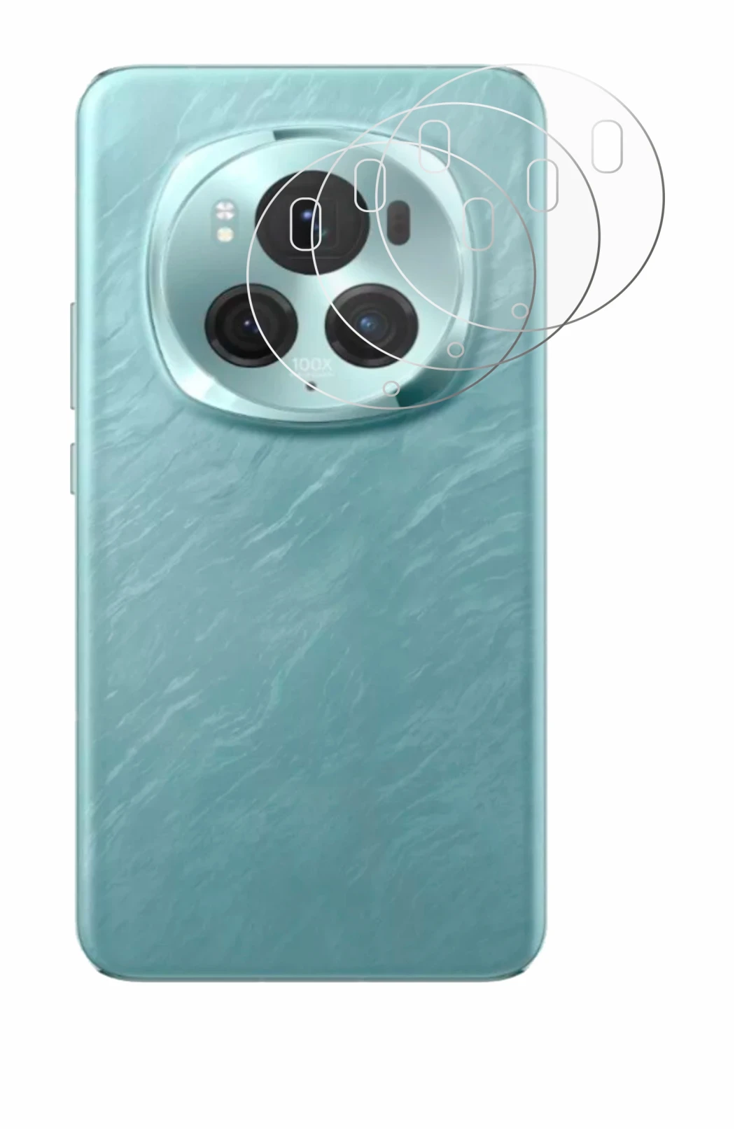 Image of the device Honor Magic 6 Pro (ONLY Camera Lens) with a wide variety of screen protectors.