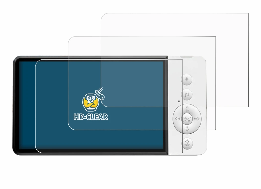 Image of the device GHB ABM720 with a wide variety of screen protectors.
