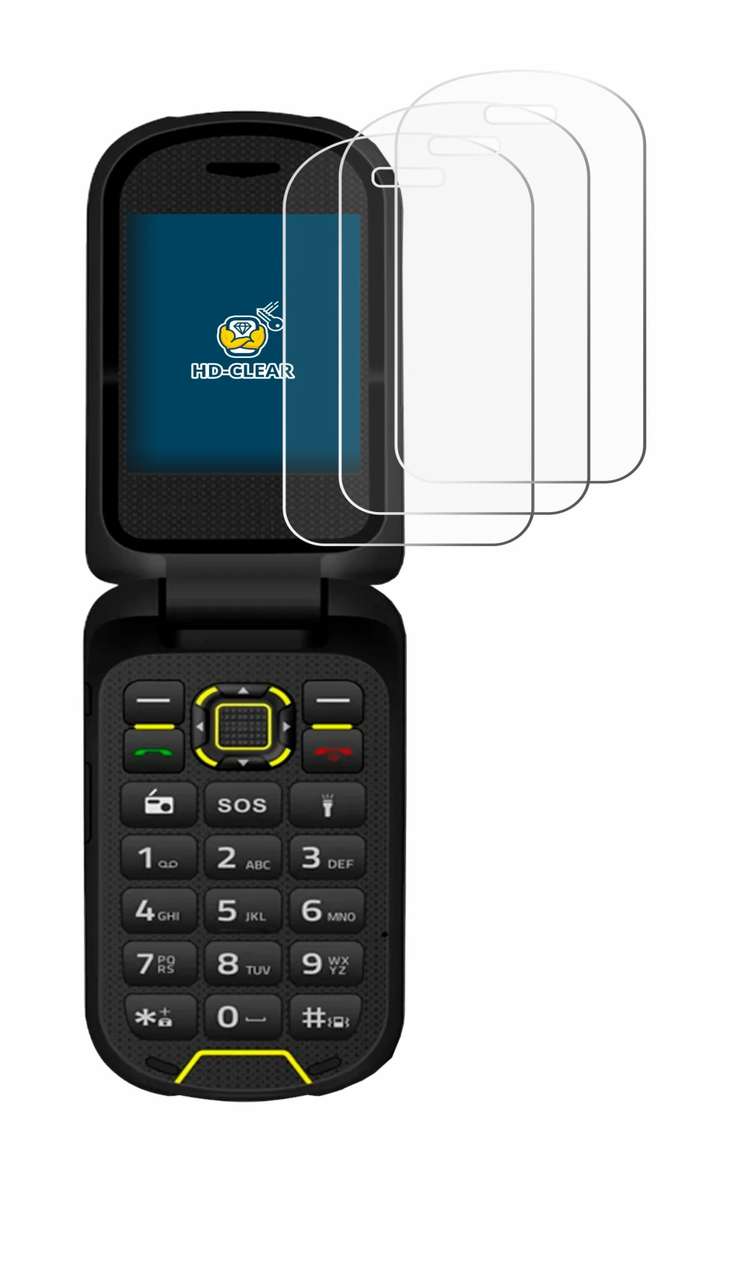 Image of the device Hammer Bow LTE with a wide variety of screen protectors.