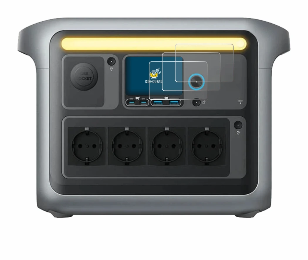 Image of the device Anker SOLIX C1000X with a wide variety of screen protectors.